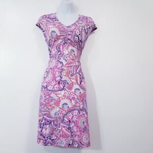 Title Nine Floral Prints Activewear Dress Zip pocket by the hem Pintuck Outdoor